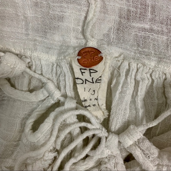 NWOT Free People One Monarch Gauze Top large - Picture 8 of 8